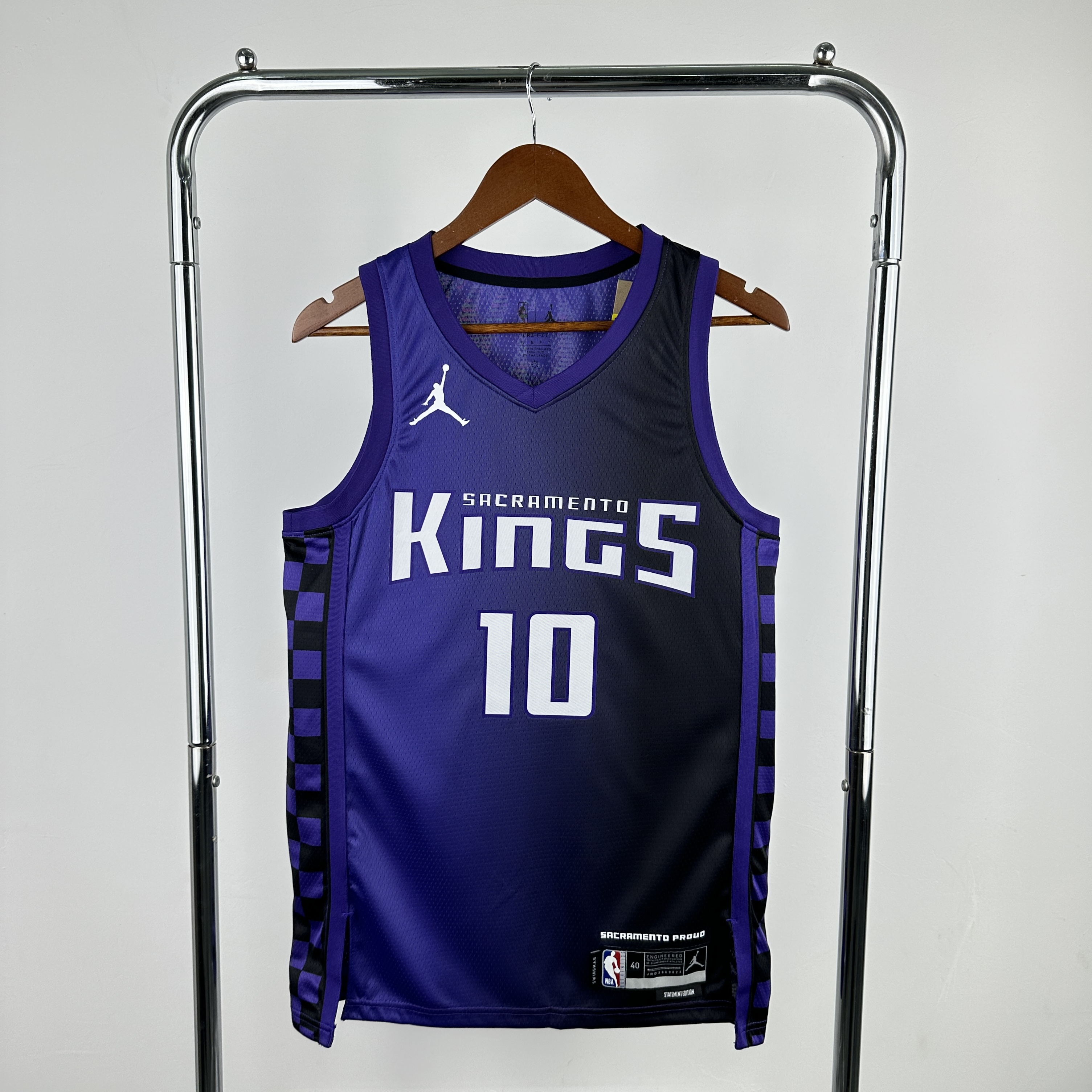 Men Sacramento Kings #10 Derozan Purple Season 2024 NBA Jersey->sacramento kings->NBA Jersey